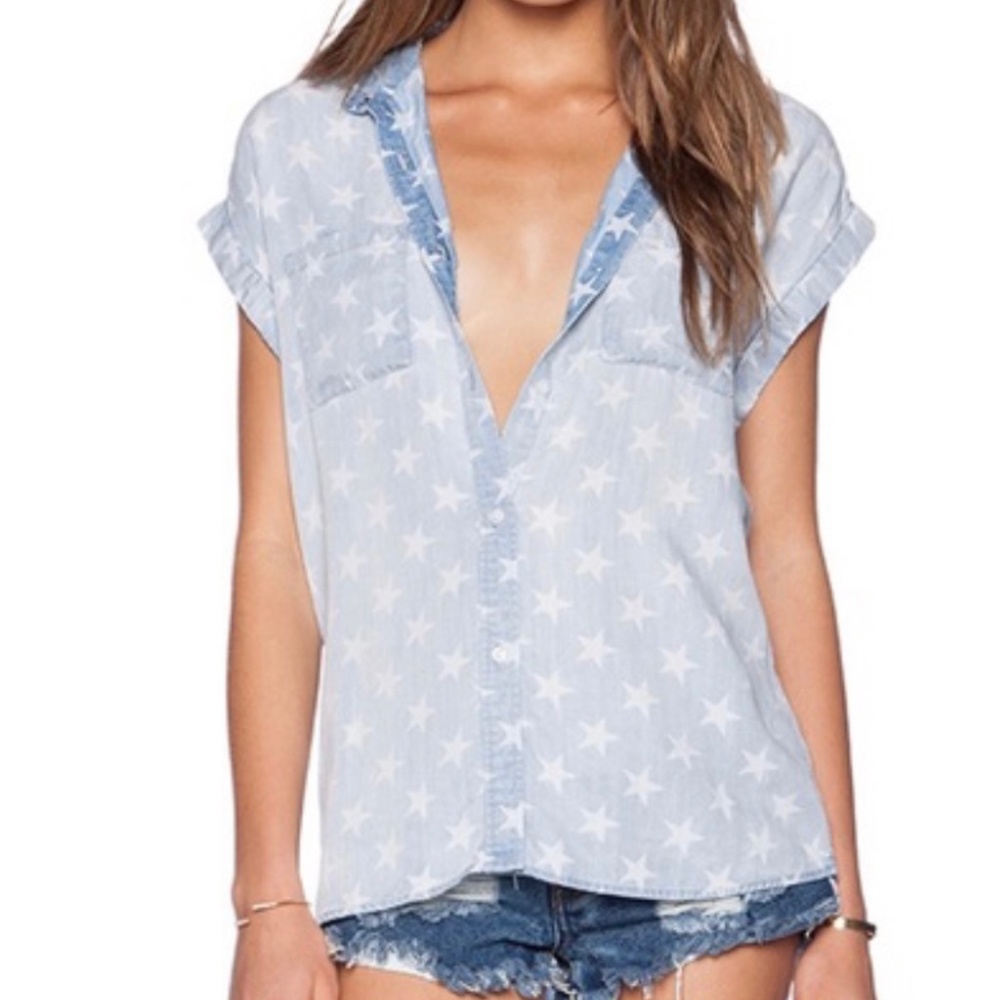 Britt Button Down in Star Wash